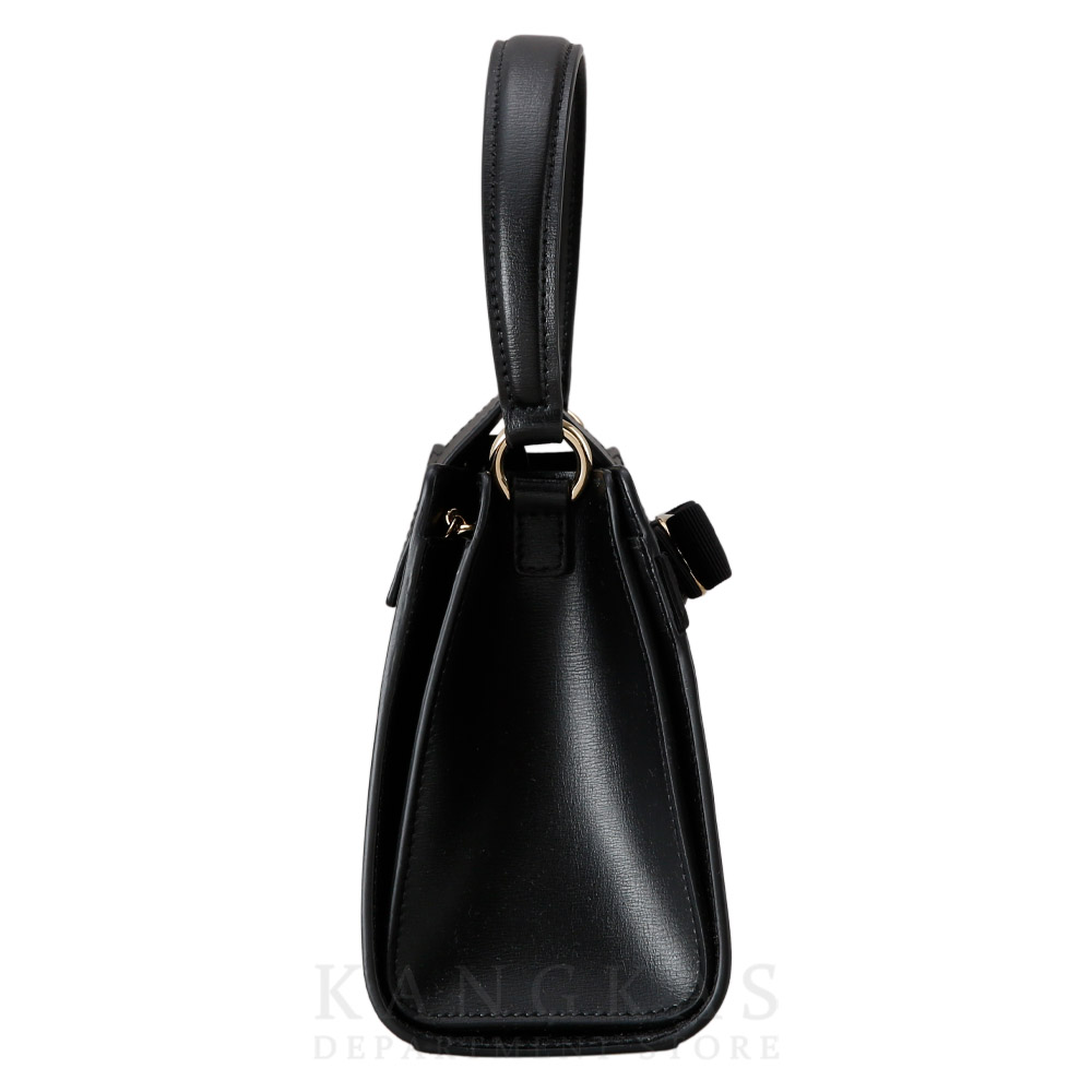 FERRAGAMO(USED)페레가모 뉴 바라리본 탑핸들 블랙